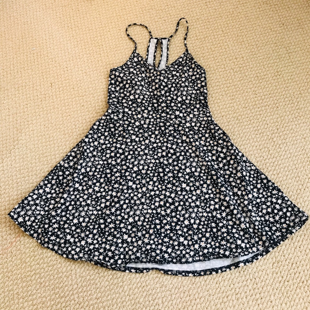 Skater Dress with Daisy pattern